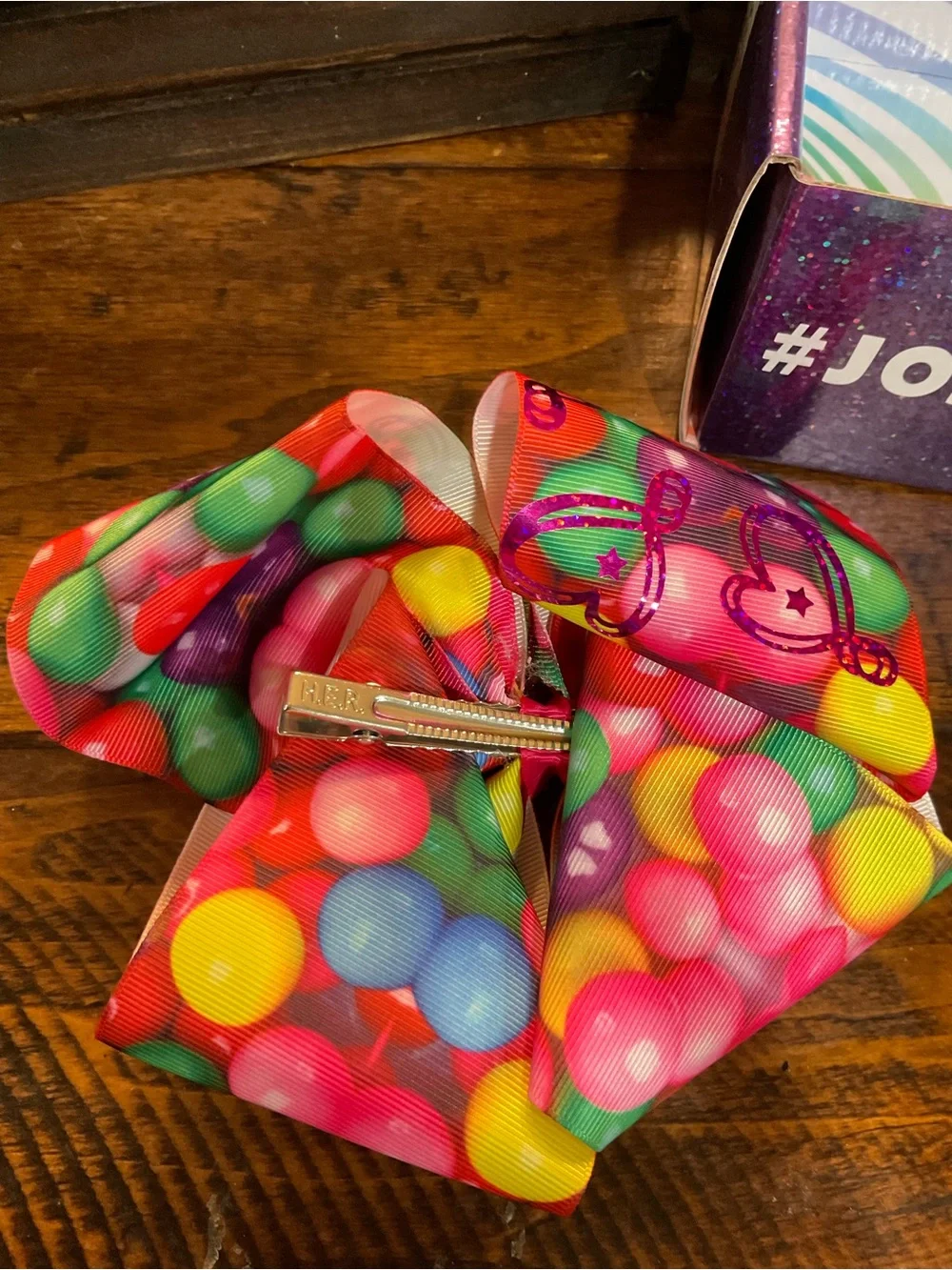 JoJo Siwa Pink Candy Theme Rainbow Accessories Gift Set